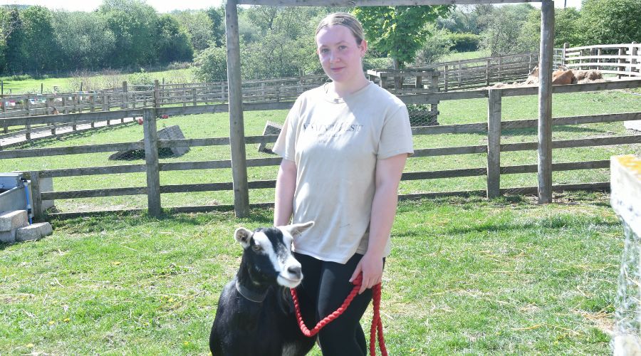 Neive Burke, student at Barnsley College, is defying the odds to pursue her passion for farming after surviving a life-altering stroke.
