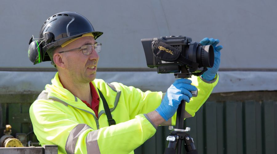 Nick Cowie leads an expanded Biogas Leak Detection Service